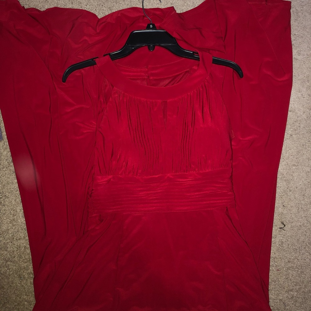 Style & Co Red Long Dress